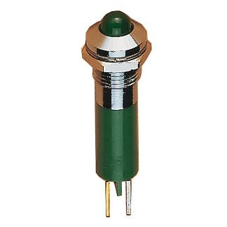 Scharnberger+Hasenbein - Leuchtmelder, Komplettgerät LED-Signallampe Außenrefl. 38128 5mm 24-28VDC bl IP67