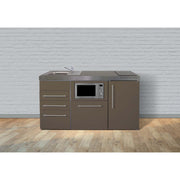 Stengel - Mini-Küche Miniküche Premiumline MPGSMS3MM160KSIKFlBr Mokka metallic