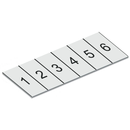 WAGO - Klemmenmarkierung Beschriftungsstreifen 2009-110/762-807 geschnitten,weiß
