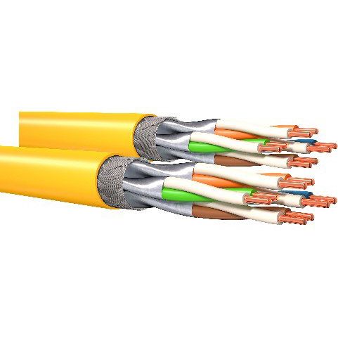 KERPEN DATACOM - Daten- und Kommunikationskabel ML PRO1500 Kat.7A gelb PRO1500-Dca-T500 8P S/FTP AWG22 − 500 Meter