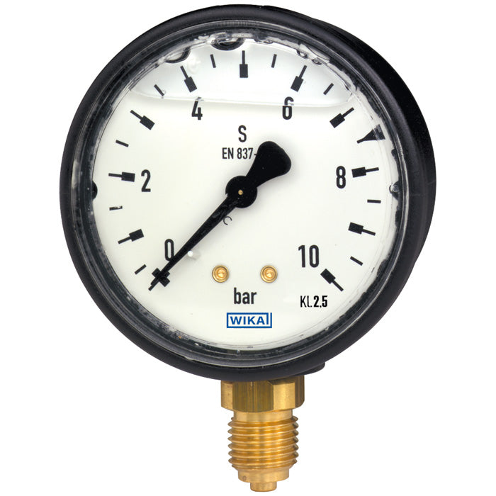 Wika Wiegand - Rohrfedermanometer Rohrfedmano 113.13.050 CU 31900869 -1..+5barR1/4ISO7rue