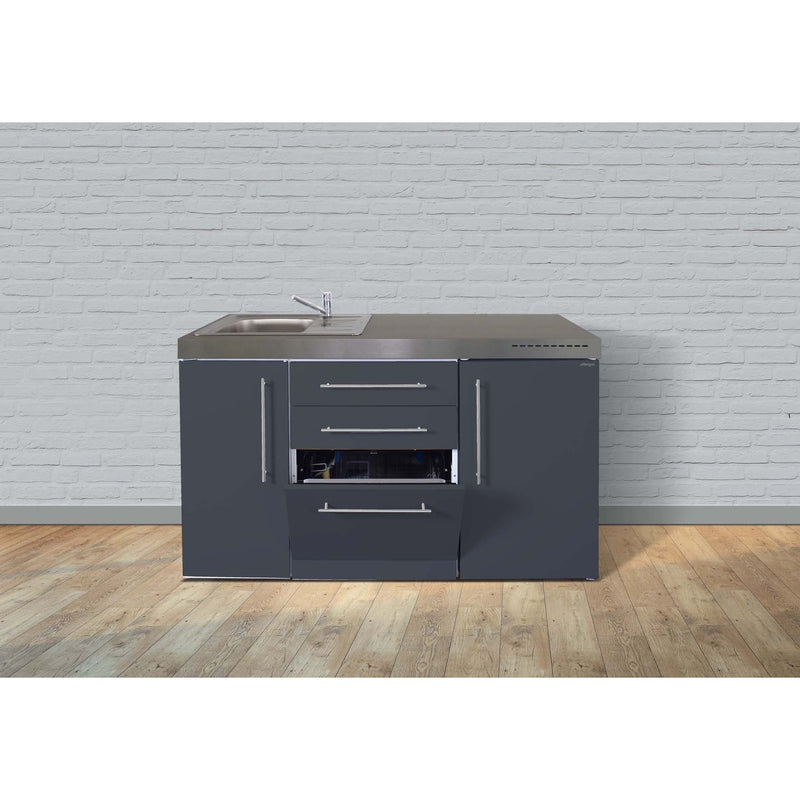 Stengel - Mini-Küche Miniküche Premiumline MPGSSG150GSBli Schiefergrau