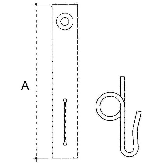 Niedax - S-Haken Seilbefestigung LS-72