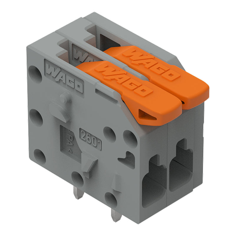 WAGO - Leiterplattenklemme 2601-1102 1,5mm²,gr − 220 Stück
