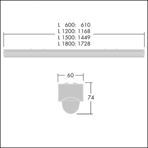 Thorn - Lichtleiste LED - Anbauleuchte POPPACK LED#96631556 4000K