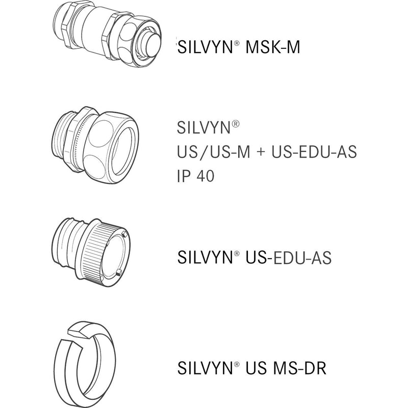 Lapp Zubehör - Kunststoff-Schutzschlauch SILVYN-FPS-EDU-48X56-25M 61802337 − 25 Meter