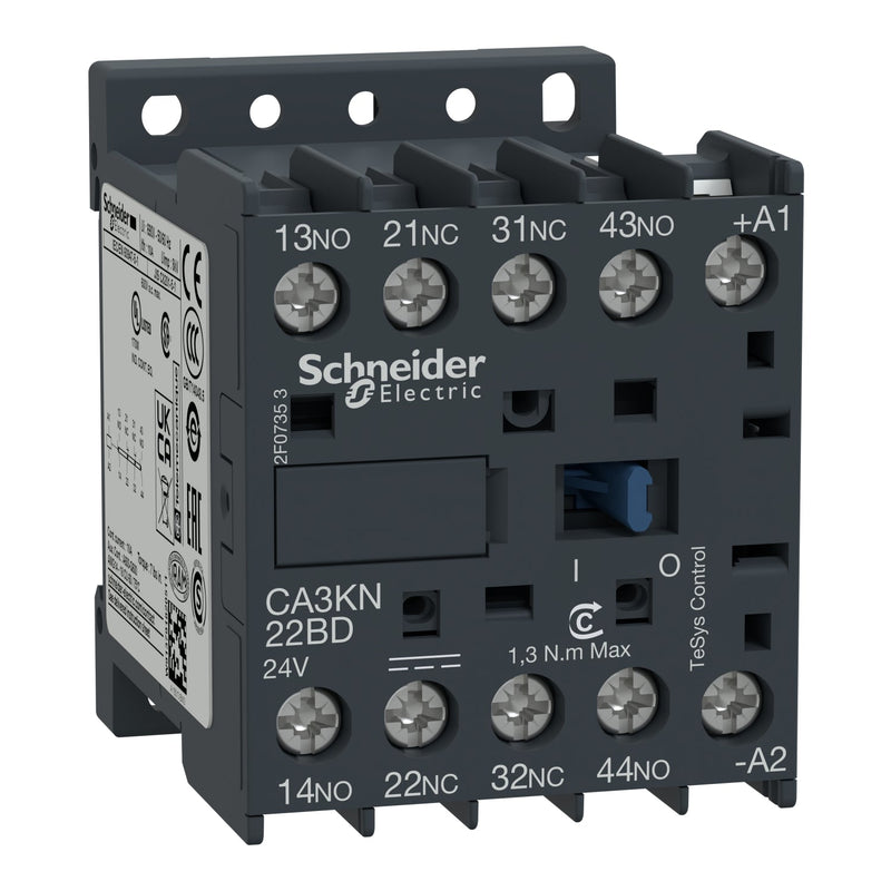 Schneider Electric - Hilfsschütz, Relais Hilfsschütz CA3KN22SD 2S, 2Ö, 72V DC
