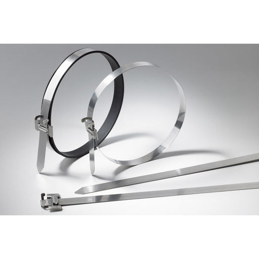 HellermannTyton - Kabelbinder Edelstahlkabelbinder 111-00342(10) 1500x 16 mm − 10 Stück