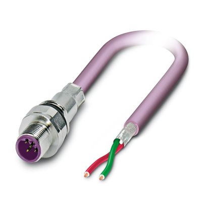 Phoenix Contact - Patchkabel Kupfer Gerätesteckverbinder SACCEC-M12MS#1239882 Vorderwand