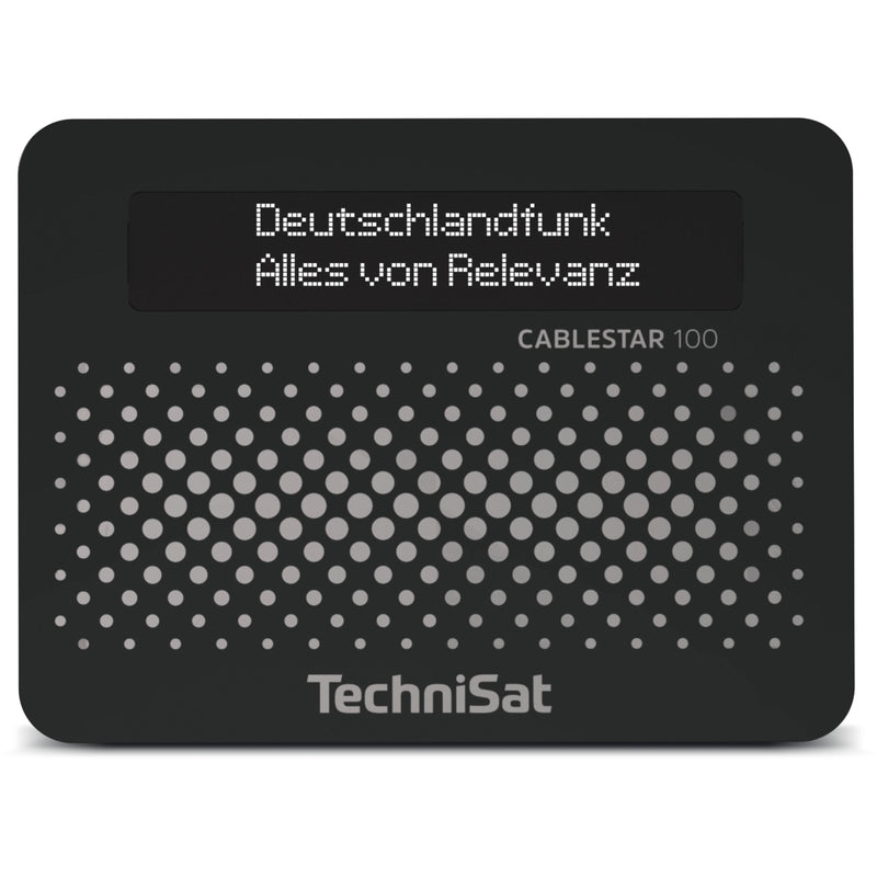 TechniSat - Radio Digital-Radio-Empfangsteil CABLESTAR100 sw