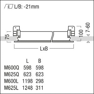 Zumtobel Group - Decken - /Wandleuchte LED - Reinraumleuchte CL2 ST 6 #42186907 840