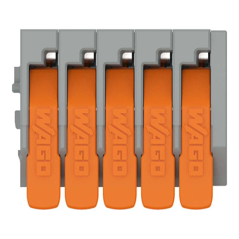 WAGO - Leiterplattenklemme 2601-1105 1,5mm²,gr − 100 Stück