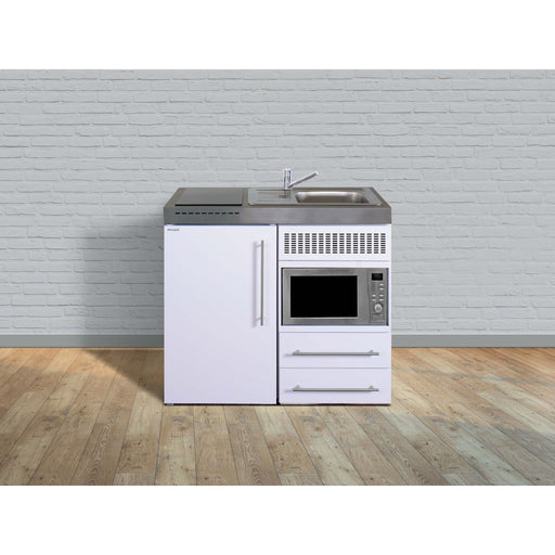 Stengel - Mini-Küche Miniküche Premiumline MPM100KSMWIKFliBre weiß