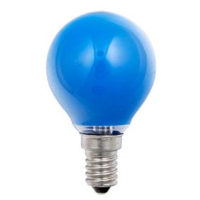 Scharnberger+Hasenbein - Allgebrauchsglühlampe Tropfenform Tropfenlampe 45x75mm 40263 E14 230V 15W blau
