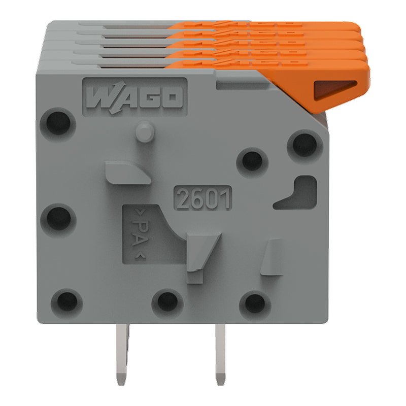 WAGO - Leiterplattenklemme 2601-1105 1,5mm²,gr − 100 Stück