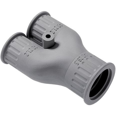Lapp Zubehör - Verbinder für Wellschläuche SILVYN-KLICK-Y-TPE-2X28/ 56000165 1X34-BK − 10 Stück