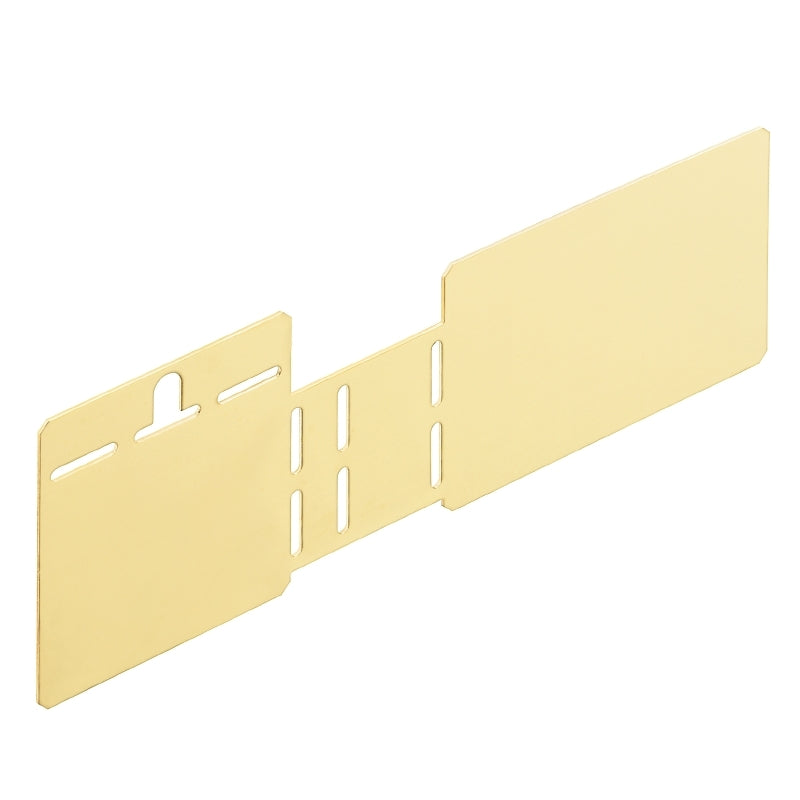 Weidmüller - Komponente für Erdung/Potentialausgleich (Schaltschrank) Erdungsplatte KLIPPON COPL 122209 57,5mm, Messing − 5 Stück
