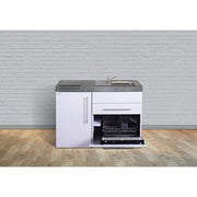 Stengel - Mini-Küche Miniküche Premiumline MPGSSG120GSIKFliBre Schiefergrau