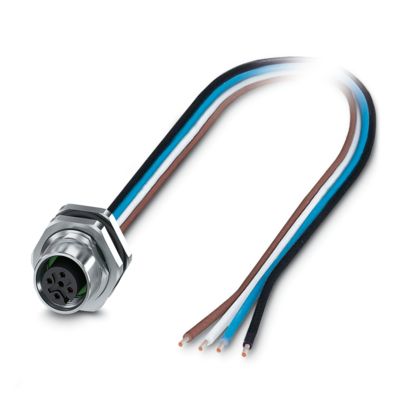 Phoenix Contact - Patchkabel Kupfer Gerätesteckverbinder SACC-DSI-M12#1238885 Hinterwand