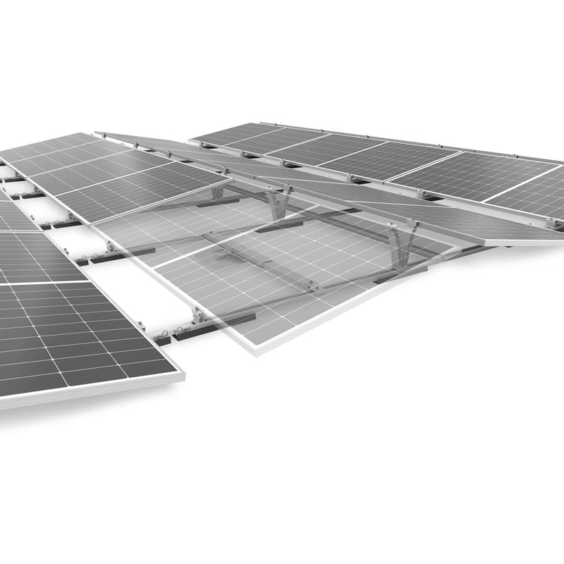 K2 - Photovoltaik-Montagesystem Basisschienenset D-Dome 2004714 6.10 Base Set LS