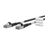 Metz Connect - Patchkabel Kupfer Patchkabel Cat.6A 1308455000WE AWG 26 5m schwarz − 5 Stück
