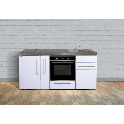 Stengel - Mini-Küche Miniküche Premiumline MPBSM180ABOIKFliBreS Schwarz matt