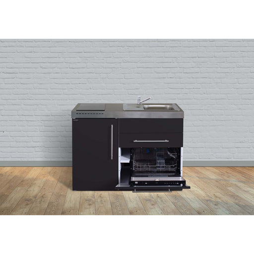 Stengel - Mini-Küche Miniküche Premiumline MPGSSM120KSGSKSliBre Schwarz matt