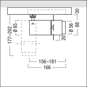 Zumtobel Group - Downlight/Strahler/Flutlicht LED-Strahler (Projektion) SUP2 L PRO #60715047 3000K