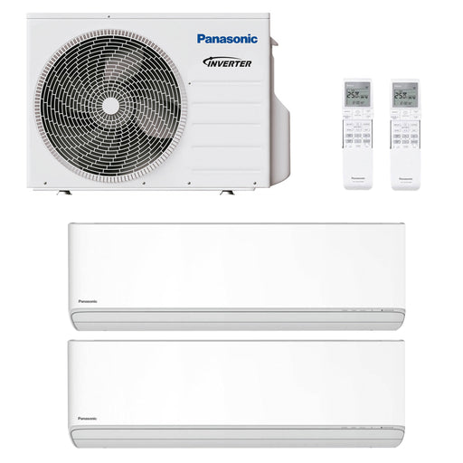 Panasonic Etherea Z CKEW Weiß Multisplit-Klimaanlage 2× Wandgerät
