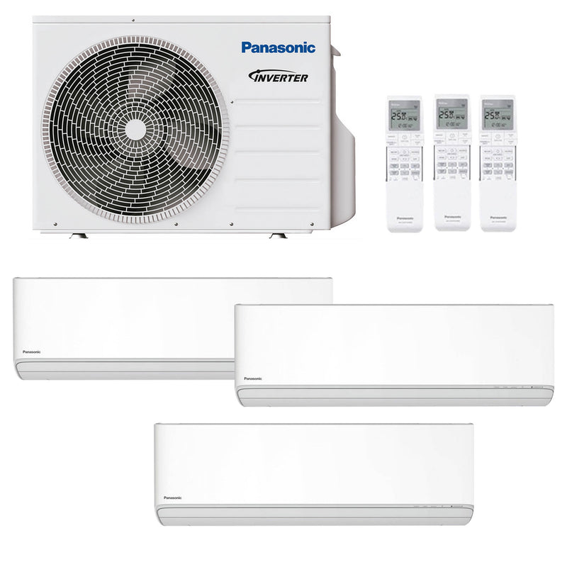 Panasonic Etherea Z CKEW Weiß Multisplit-Klimaanlage 3× Wandgerät