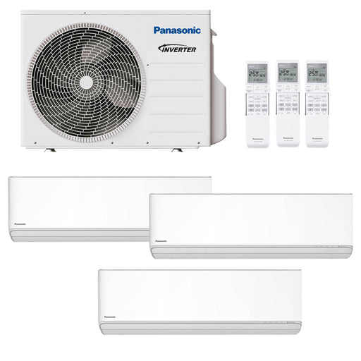 Panasonic Etherea Z CKEW Weiß Multisplit-Klimaanlage 3× Wandgerät