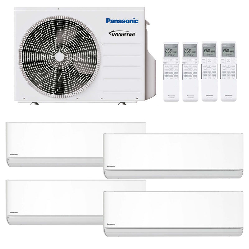 Panasonic Etherea Z CKEW Weiß Multisplit-Klimaanlage 4× Wandgerät