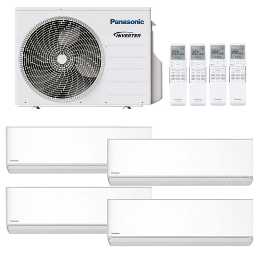 Panasonic Etherea Z CKEW Weiß Multisplit-Klimaanlage 4× Wandgerät