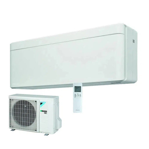 Daikin - Klimaanlage Set Wandgerät Stylish 3,5 kW - FTXA35 + Außengerät RXA35A R32 Klimaanlage Weiß/Schwarz/Silber