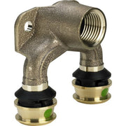 Viega - Doppelwinkel RAXOFIX 5325.7 20mm x 1/2 IG Siliziumbronze