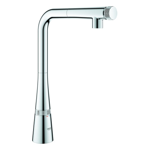 Grohe - SPT-Batterie ZEDRA Smart Control 31593 L-Ausl. azb. Spülbrause chrom