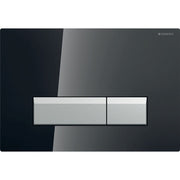 Geberit Vertriebs - BetPl. SIGMA40, für 2-Mengen-Sp. Glas schwarz