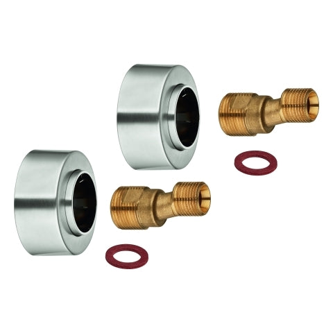 Grohe - S-Anschluss 48453 1/2 x 3/4 Verstellbarkeit 7,5mm supersteel