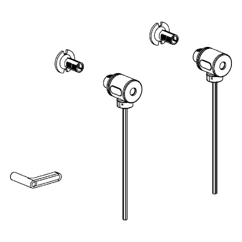 Grohe - Befestigungssatz 49510 für Euro Keramik Wand-Tiefspül-WC