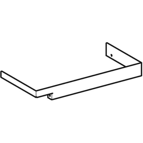 Geberit Vertriebs - Edelstahlblende zu RENOVA Nr.1 COMPRIMO Schrank 862050