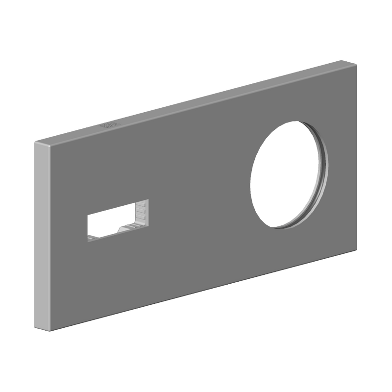 Dornbracht - Abdeckung Ersatzteile 90110118600 80 x 180 x 9 mm chrom