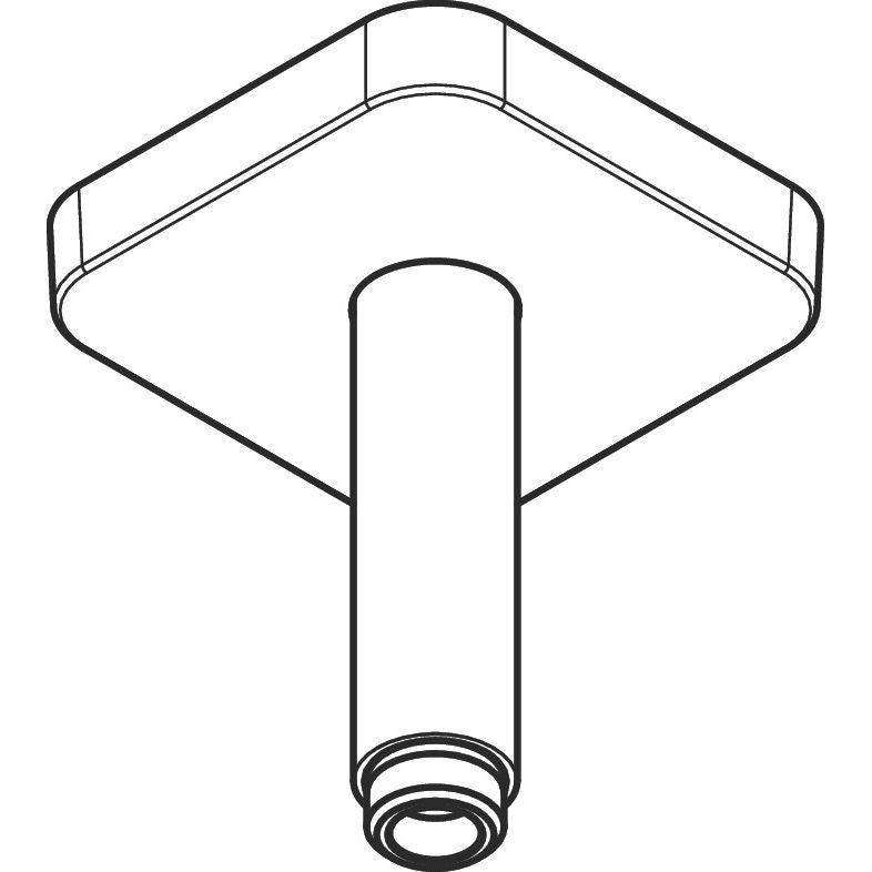 Hansgrohe - Decken-Anschlussstück Axor DN15 100mm softsquare chrom