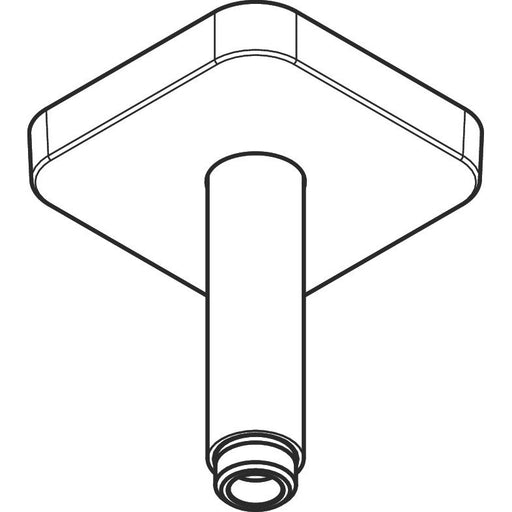 Hansgrohe - Decken-Anschlussstück Axor DN15 100mm softsquare chrom
