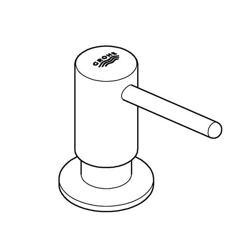 Grohe - Seifenspender CONTEMPORARY 40536 Vorratsbehälter 0,4 l supersteel