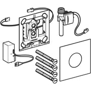 Geberit Vertriebs - Typ 40 UR-Strg. m. elektron. Sp-Ausl. Netz.-Betr., Round, Glas, weiß