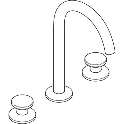 Hansgrohe - 3-Loch Waschtischarmatur Select 170 AXOR One m.Push-Open Ablaufgarnitur chr