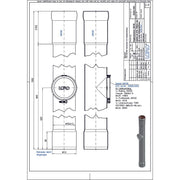 Lorowerk - Standrohr mit Reinigungsdeckel Auslauf 100 DN100
