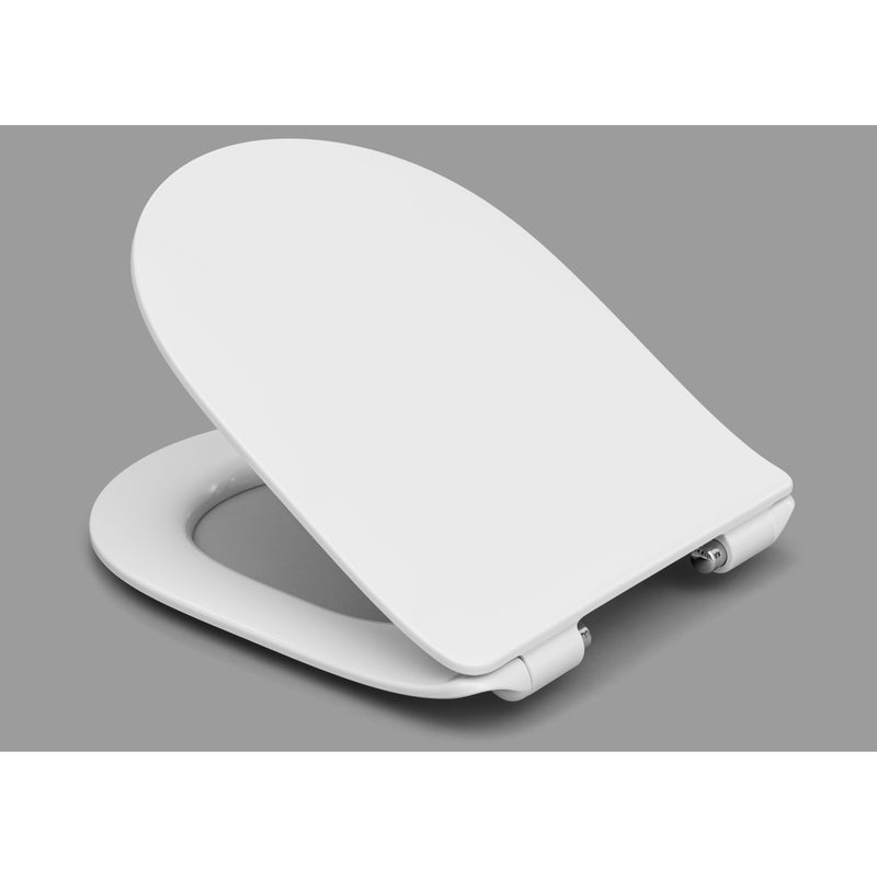 Hamberger Sanitary - 4Y/HAMBERGER WC-Sitz zu Integra WWC Soft close Slim Edelstahlbefest., weiß