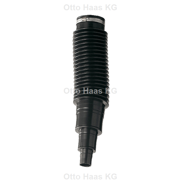 Otto Haas KG - FLEX Dunstrohranschluss schwarz für: DN50/70/100mm (50), 1040