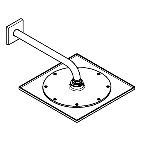 Grohe - Kopfbrauseset Rainshower Aqua 10 26860 BA 286mm 1 Strahl 9,5l/min chrom